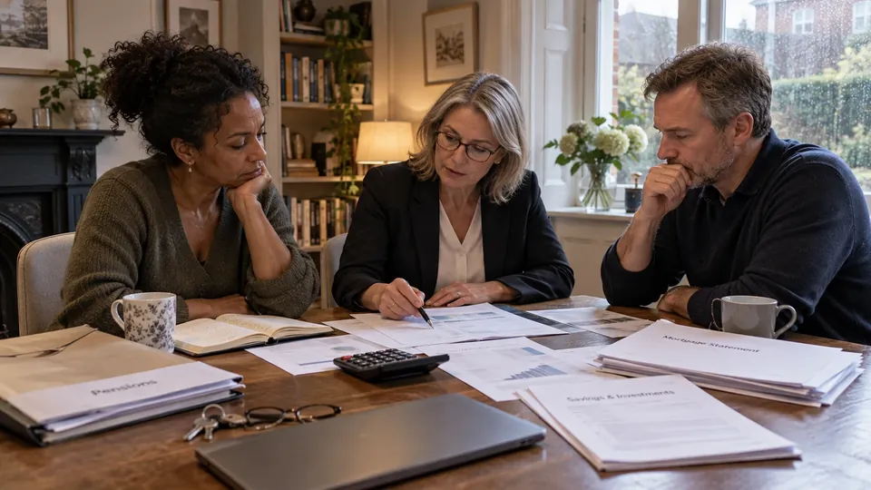 Financial disclosure documents and inheritance bank statements from Cavendish Family Mediation